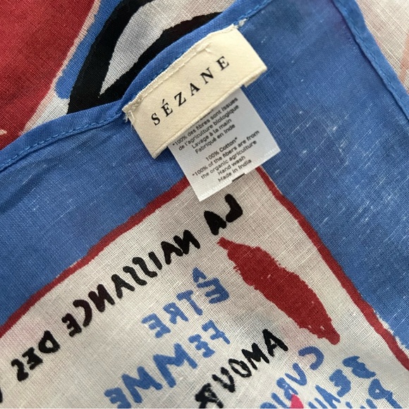 Sézane limited edition scarf, Birth of Venus - Picture 4 of 5